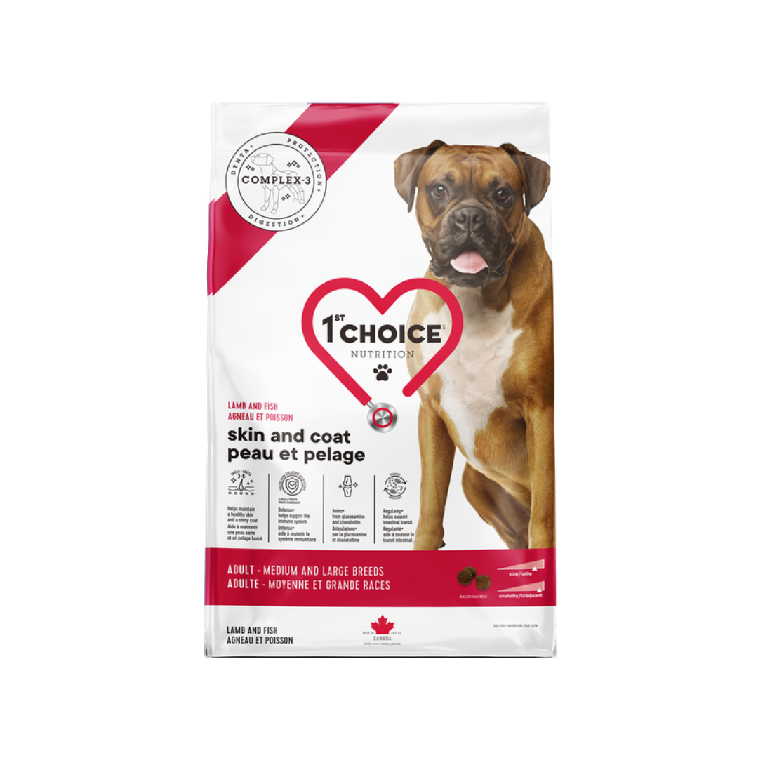 1 St Choice Adulto Pelo y Piel Razas Medianas y Grandes