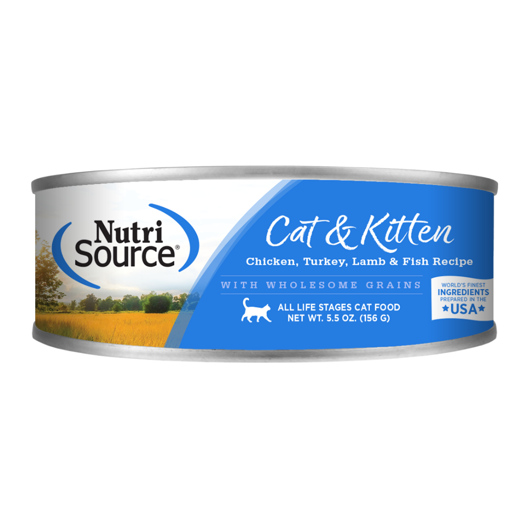 Lata NutriSource Cat & Kitten Chicken, Turkey, Lamb and Fish