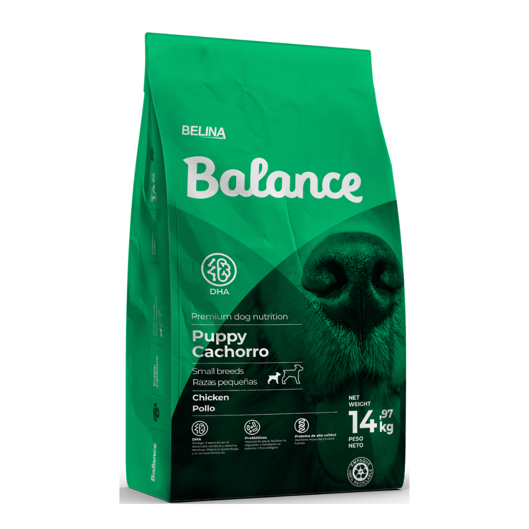 Balance cachorro raza pequeña