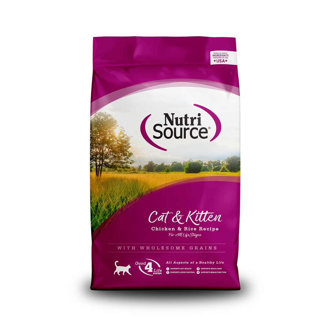 NutriSource pollo y arroz para gatos y gatitos