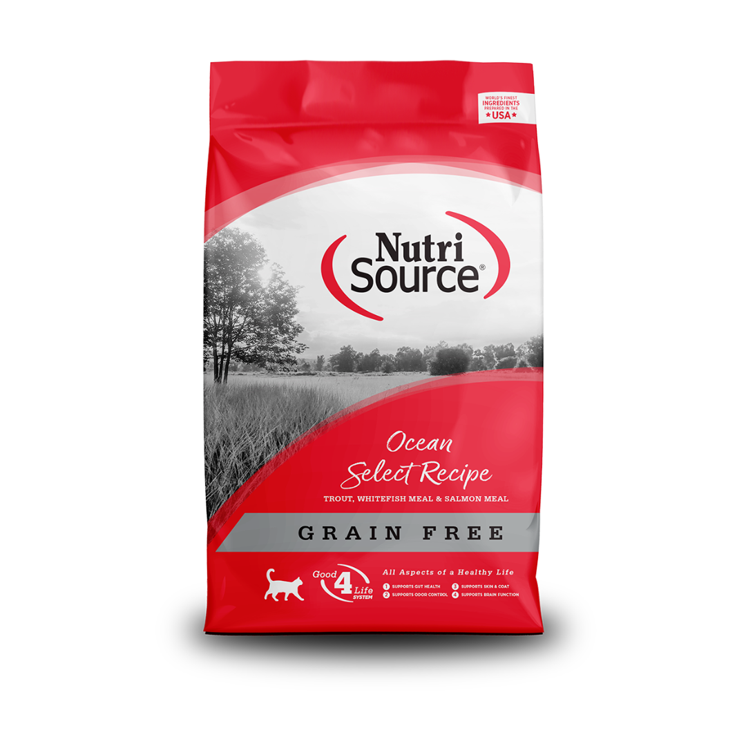 NutriSource ocean select recipe para gatos y gatitos grain free