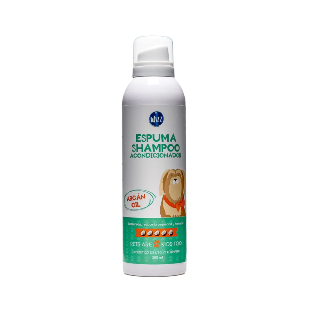 Espuma Shampoo - Acondicionador de Coco 200 ml Wizz