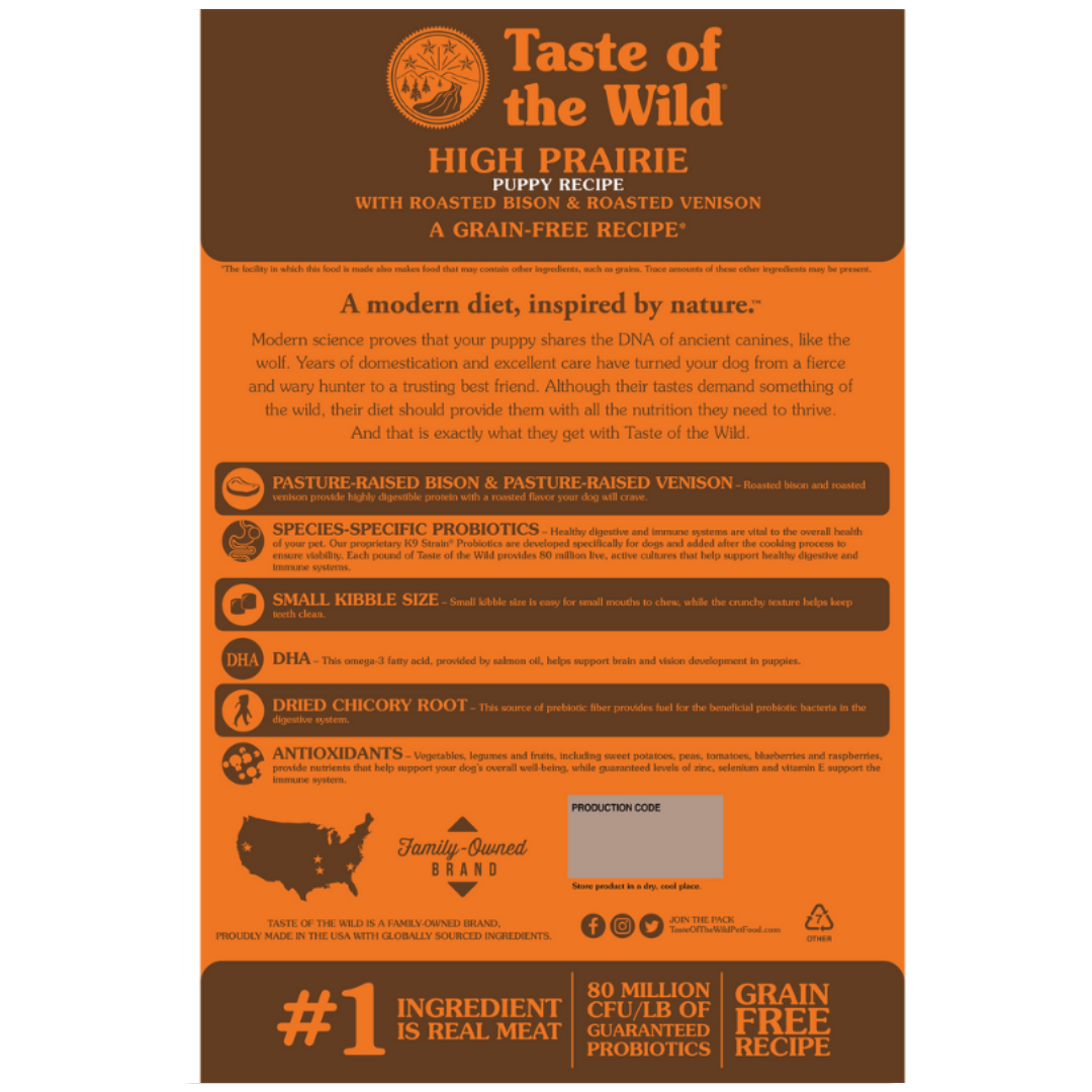 Taste of the Wild High Prairie Puppy