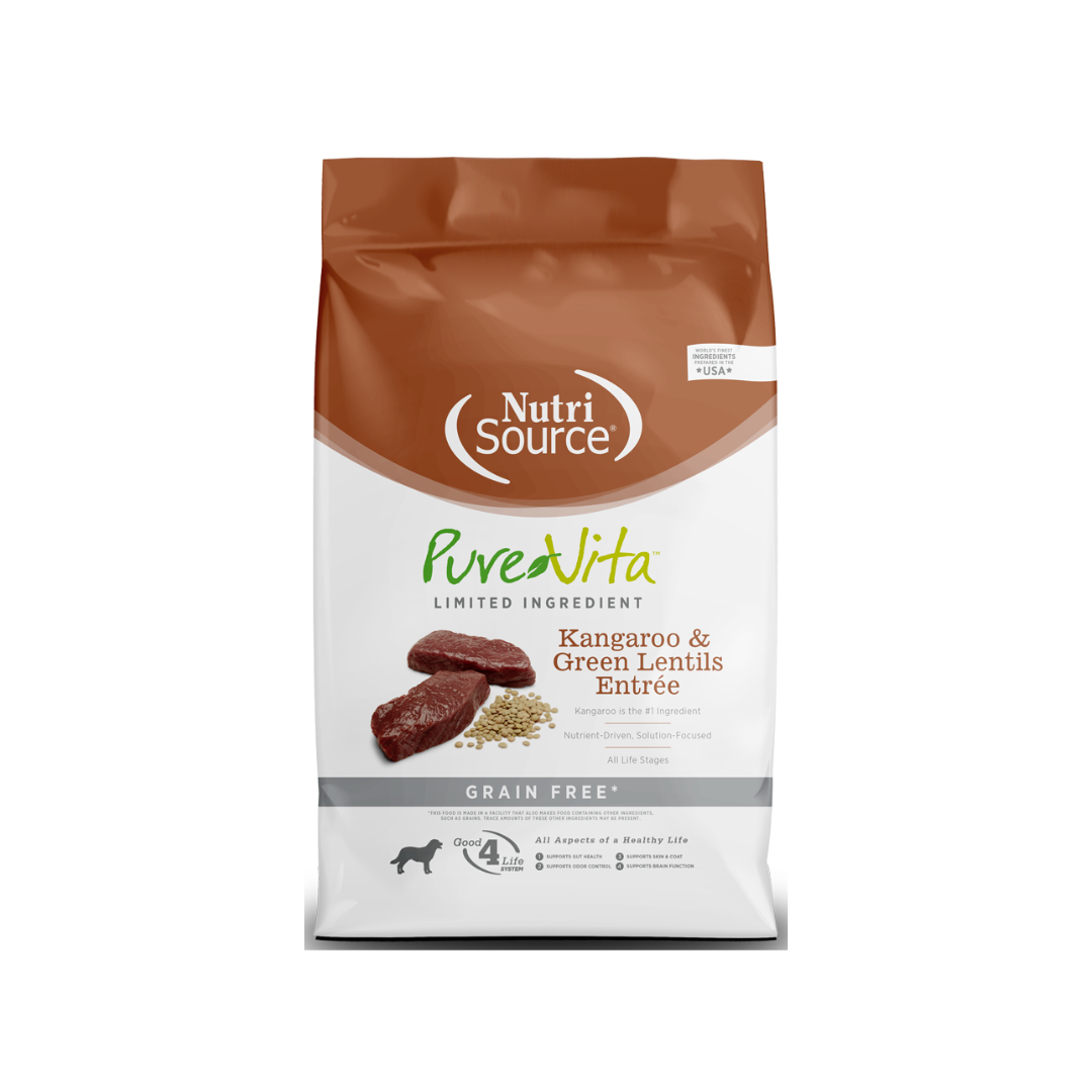 NutriSource PureVita Kangaroo & Green Lentils Entrée