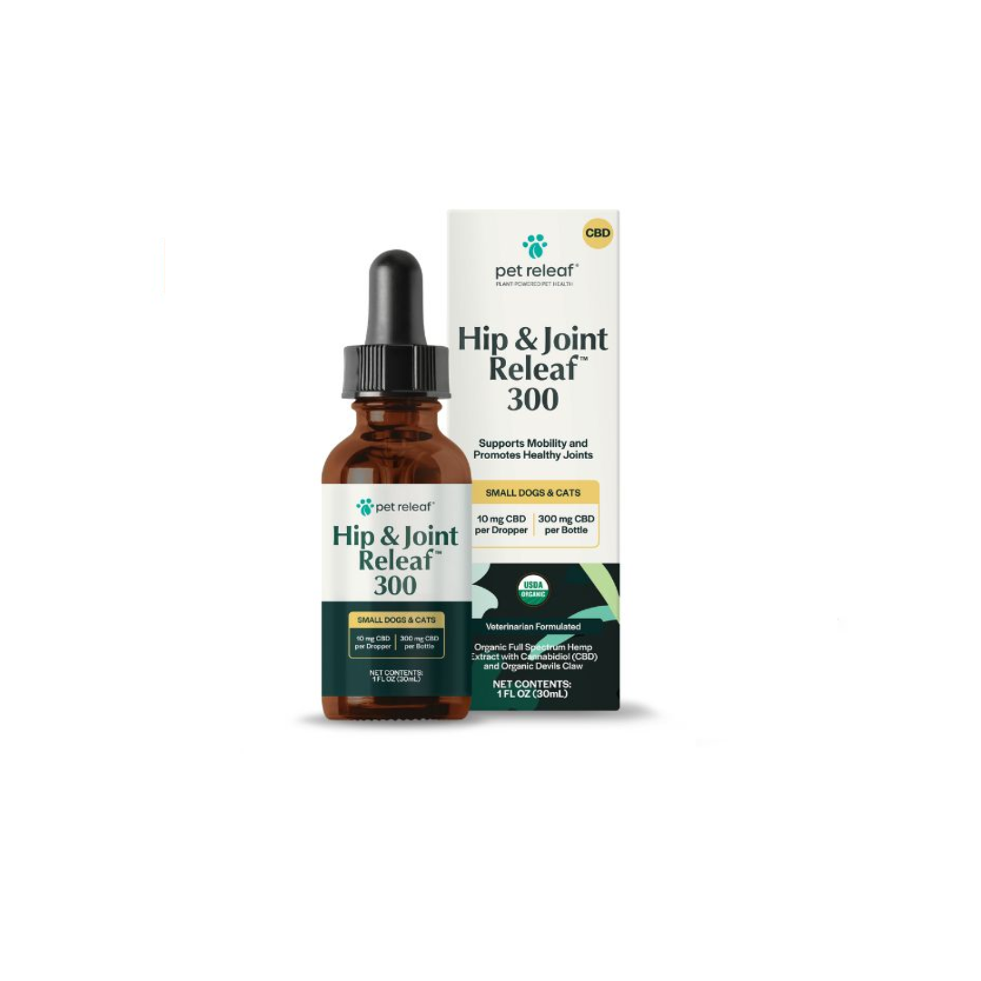 Pet Releaf – Hip and Joint Releaf Hemp Oil Organic CBD 300