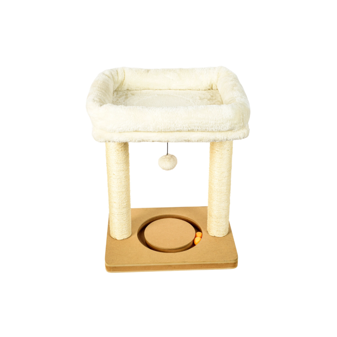 Popet-Cama Con Rascadores y Juguetes-Gatos
