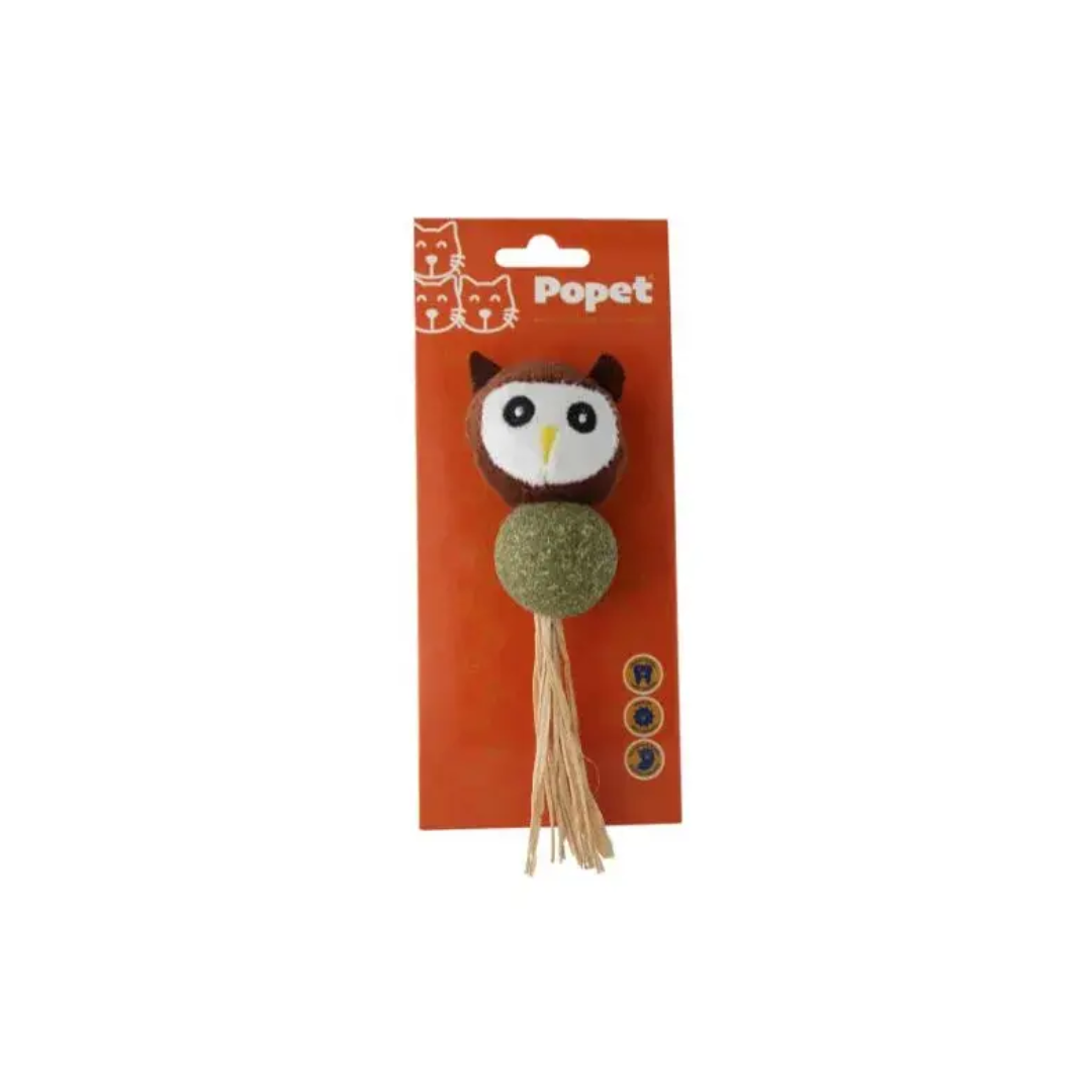 Popet Toys – Búho con Catnip & Fibra Vegetal