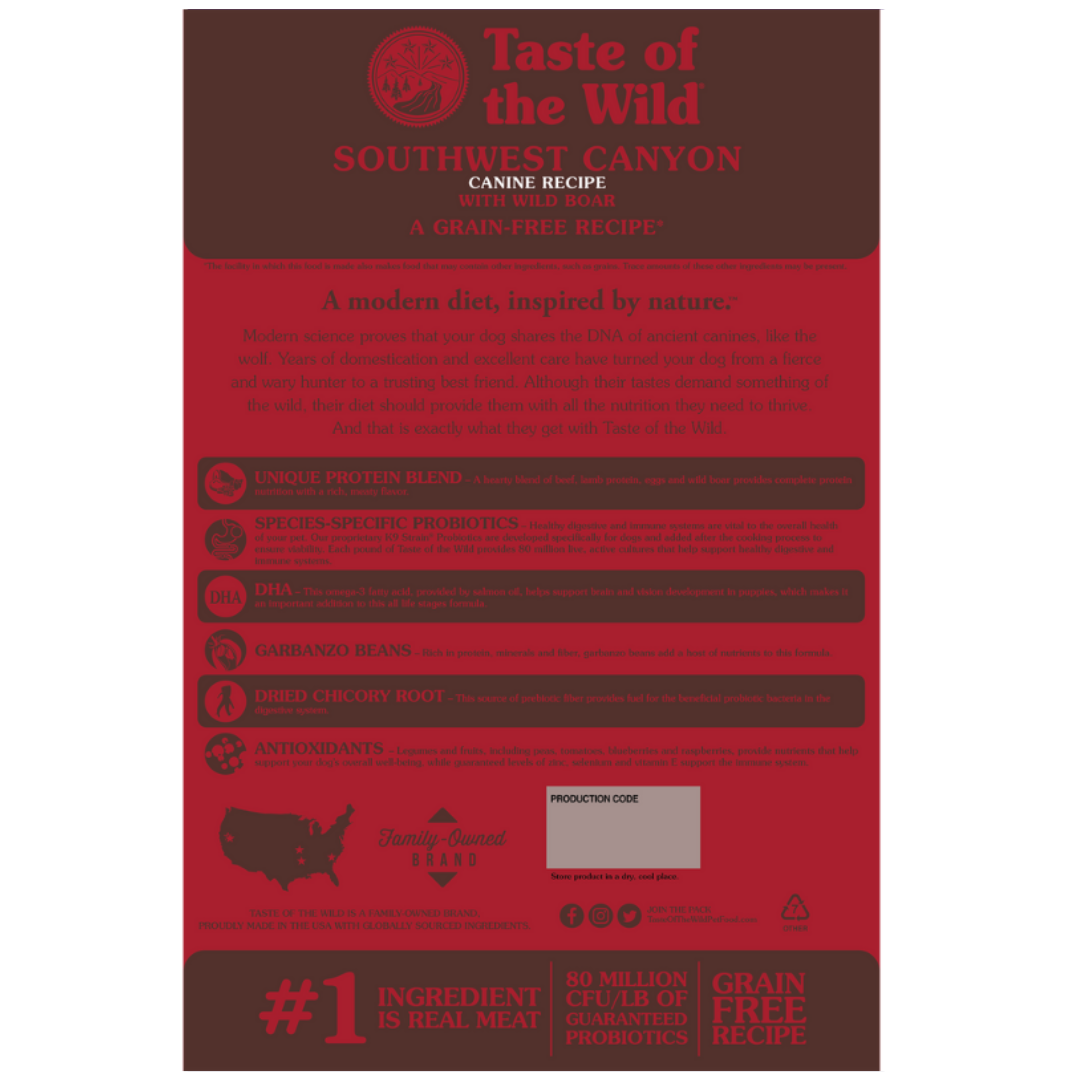 Taste of the Wild SouthWest Canyon