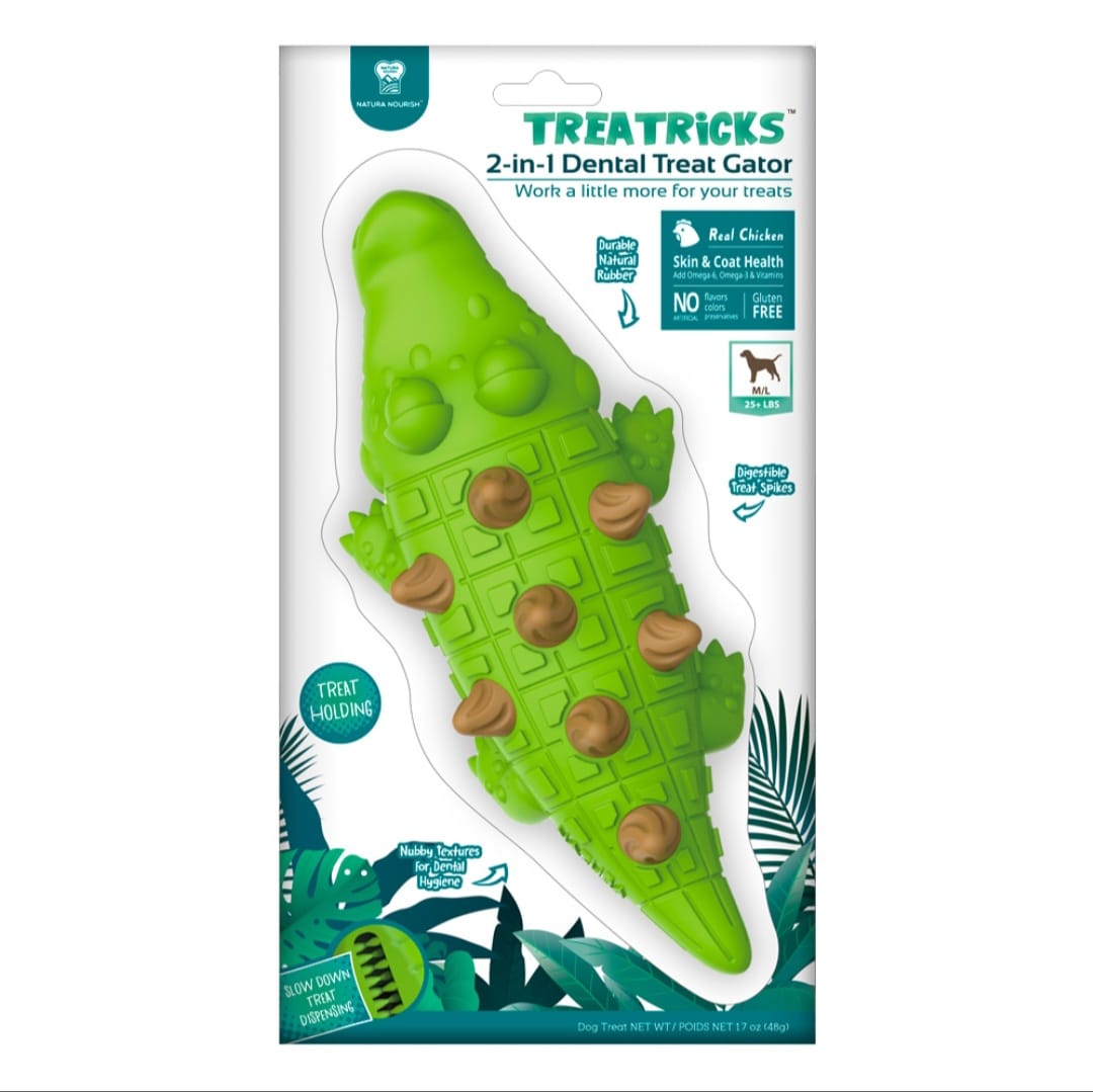 Dental Treat Gator 2 en 1 (Cocodrilo)