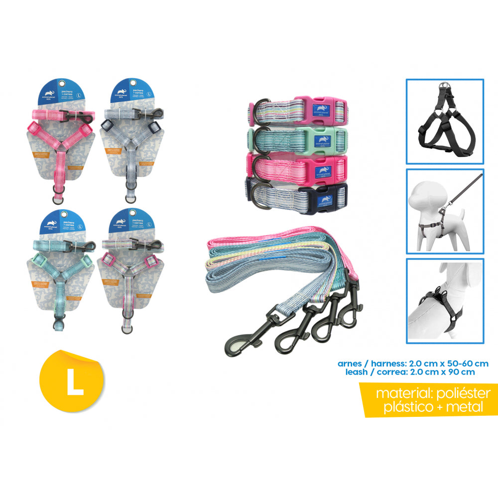 Animal Planet – Arnés con Correa Talla L