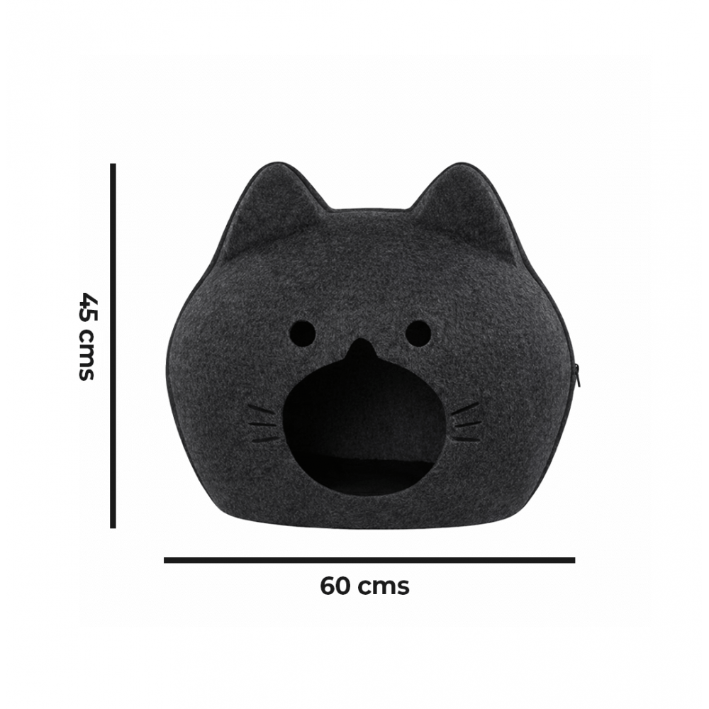 Cama Cueva para Gato – Refugio Cerrado