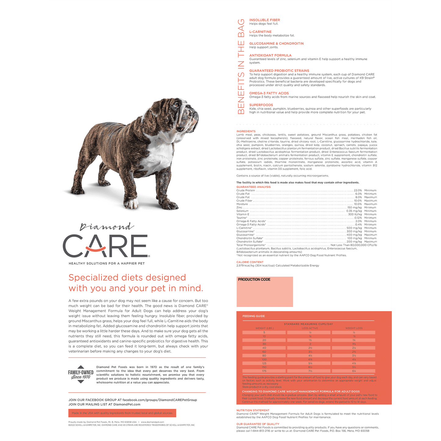 Diamond Care Control de Peso