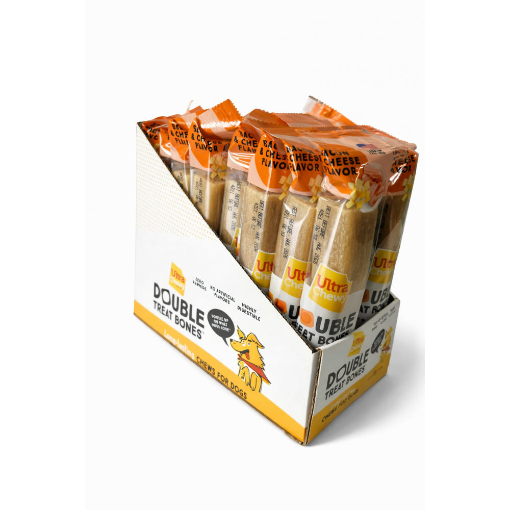 Ultra Chewy – Double Treat Bone Tocino y Queso