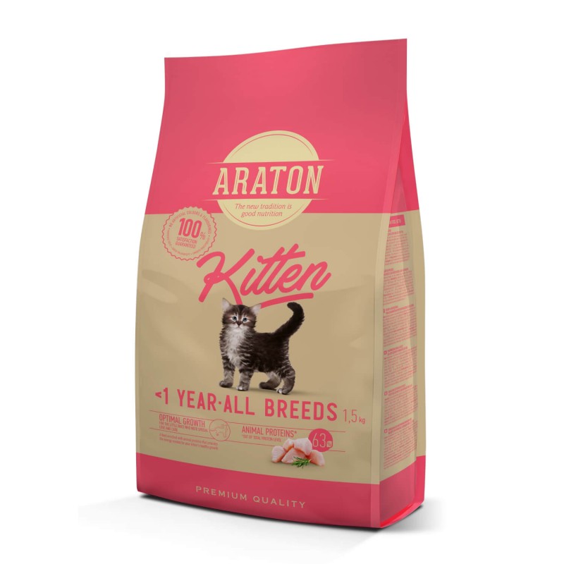 Araton Kitten – Alimento Seco para Gatito