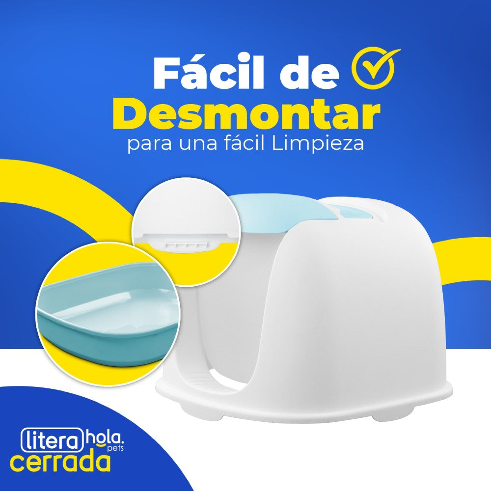 Hola Pets – Litera Clásica Cerrada con Palita