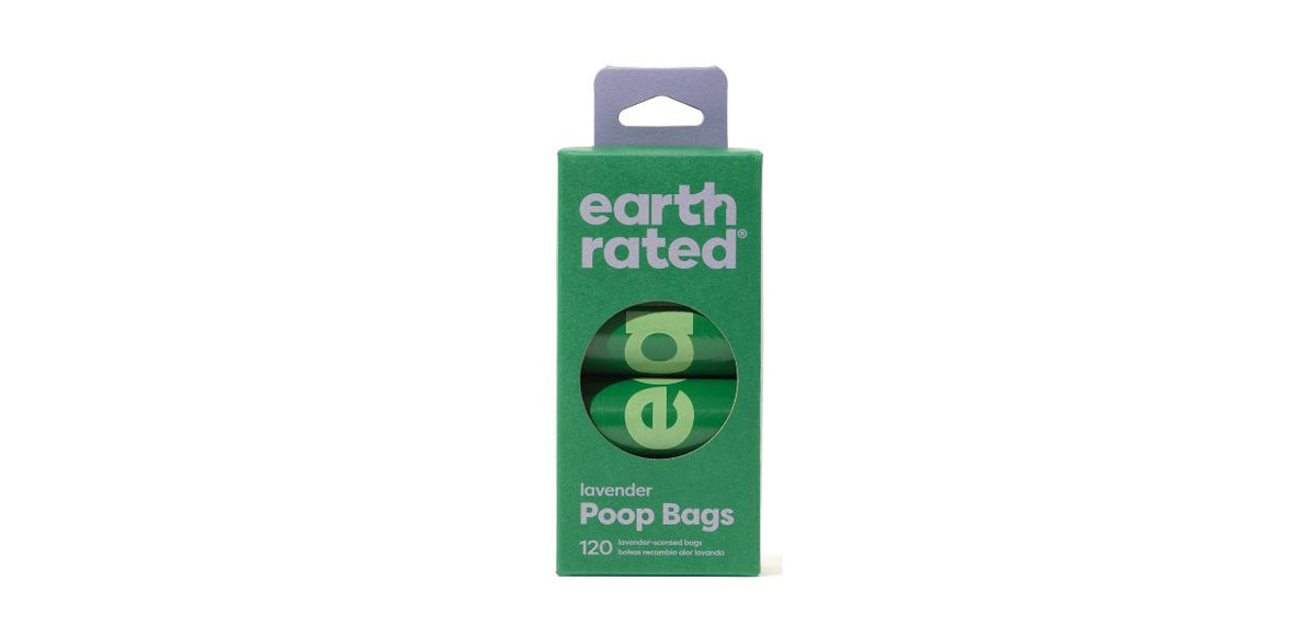 8 rollos 120 bolsas fragancia lavanda Earth Rated