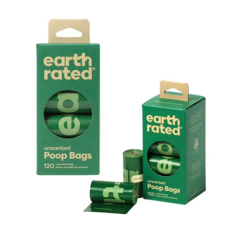 8 rollos 120 bolsas Sin fragancia Earth Rated