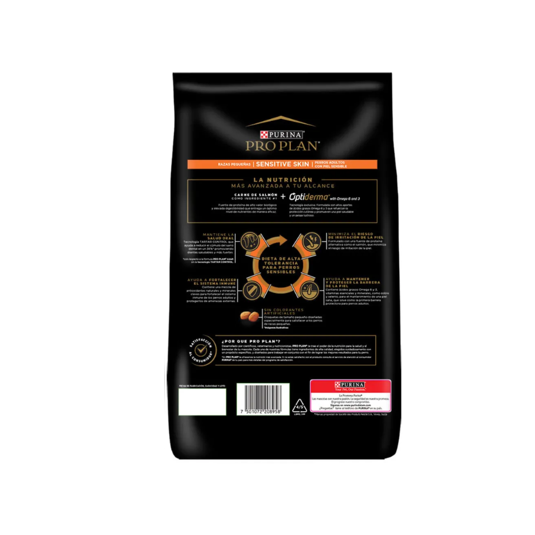 Pro Plan Adult Sensitive Skin Razas Pequeñas