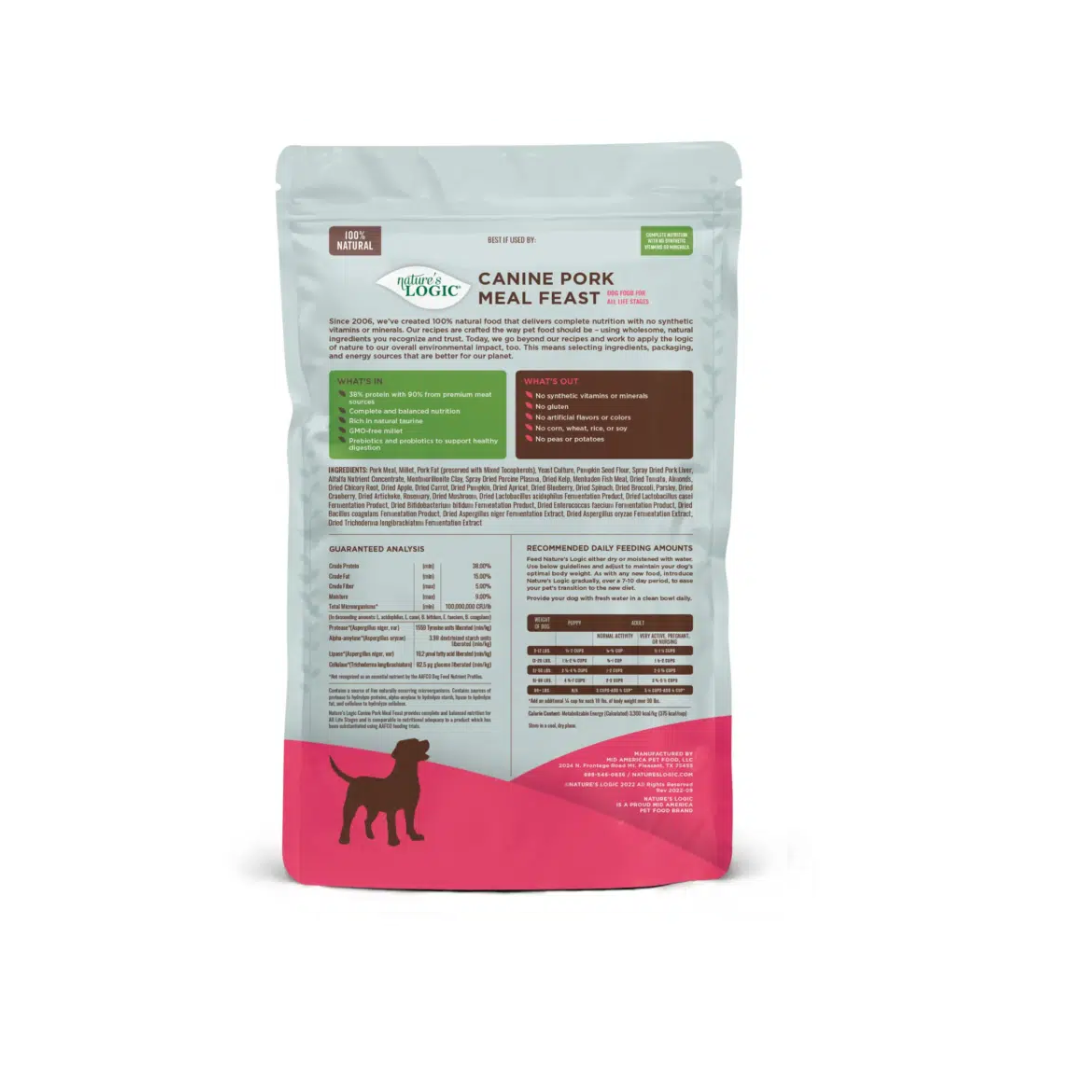 Alimento seco sabor cerdo