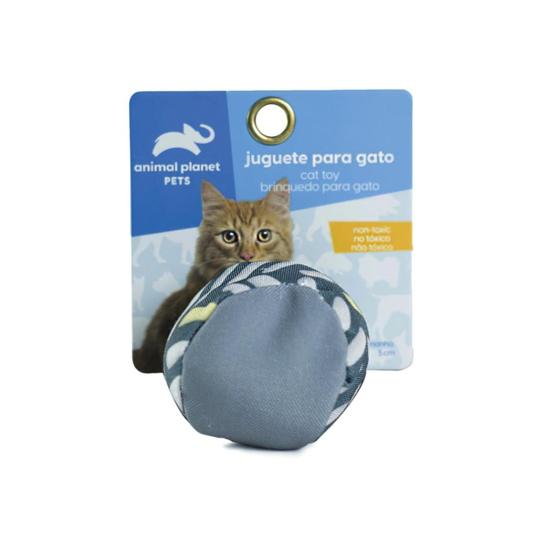 Juguete Bola Gato Gris 5x5cm