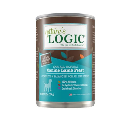 Alimento Enlatado para Perro de Cordero Nature’s Logic