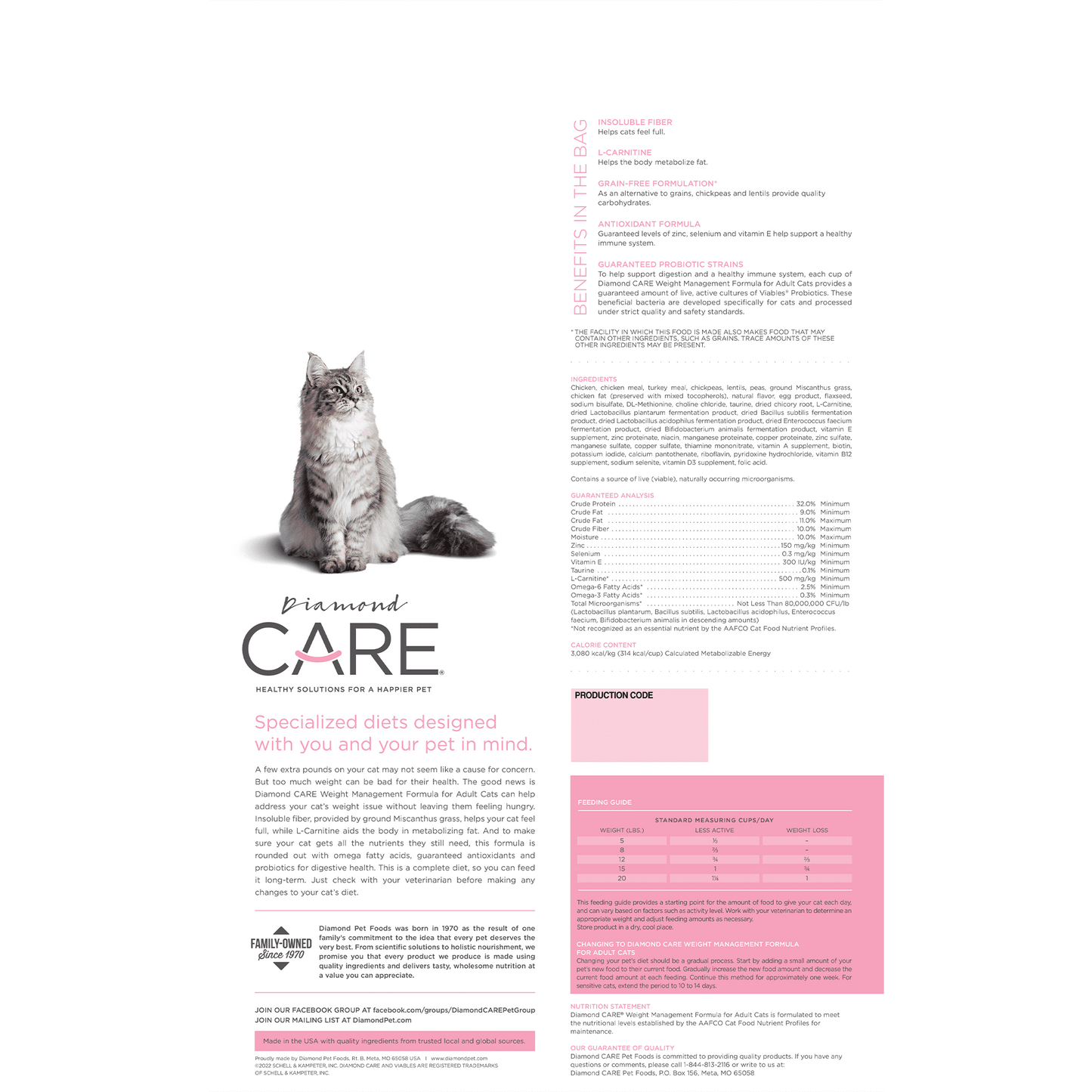 Diamond Care Control de Peso