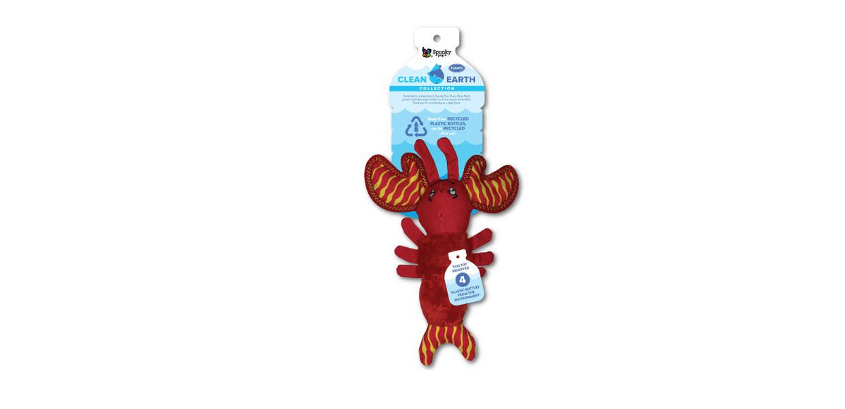 Spunky Pup – Clean Earth Plush Langosta