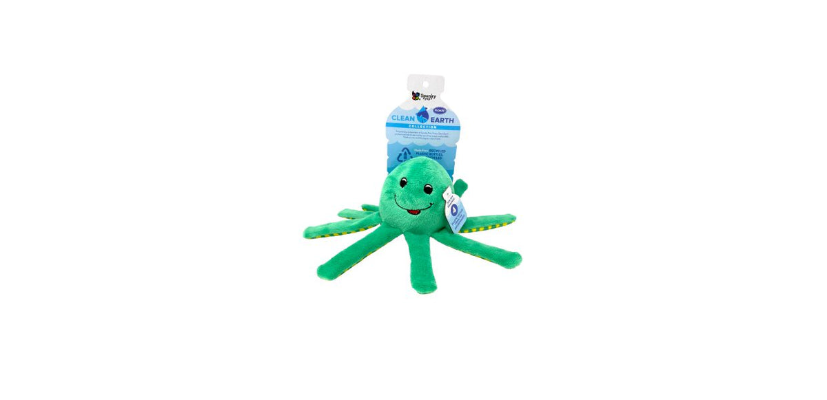 Spunky Pup – Clean Earth Plush Octopus