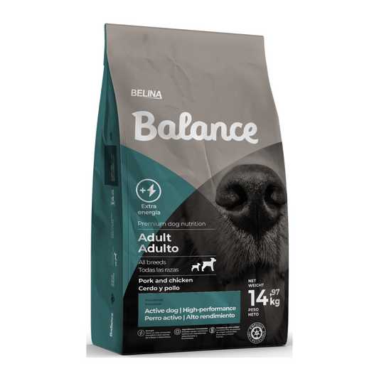 Balance perro activo