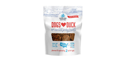 Farmland – Dogs Love Duck & Carrots Jerky Treats 141g