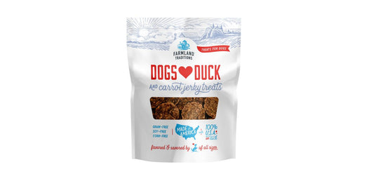 Farmland – Dogs Love Duck & Carrots Jerky Treats 141g