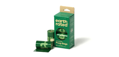 4 rollos 60 bolsas Sin fragancia Earth Rated