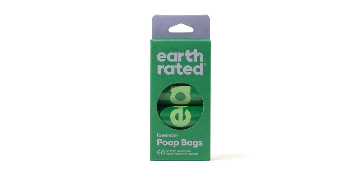 4 rollos 60 bolsas Fragancia Lavanda Earth Rated