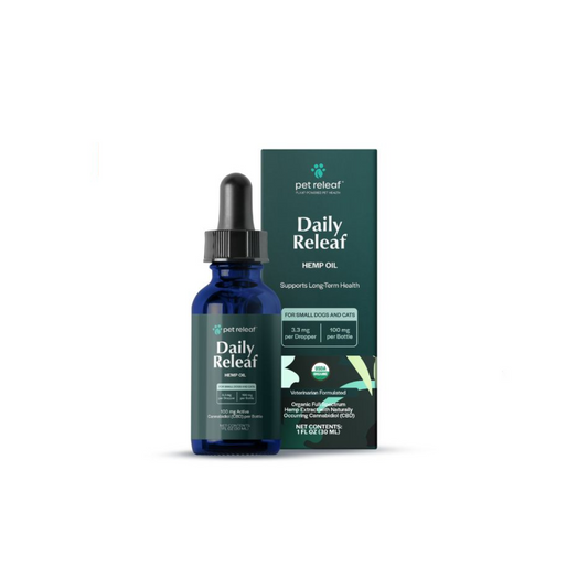 Pet Releaf – Daily Releaf Hemp Oil Organic CBD 100