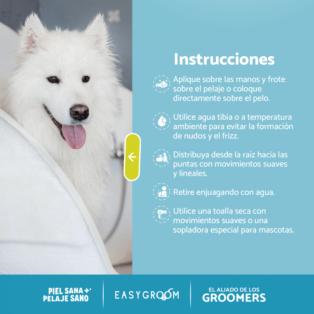Easygroom – Acondicionador Azul de Mata Galón