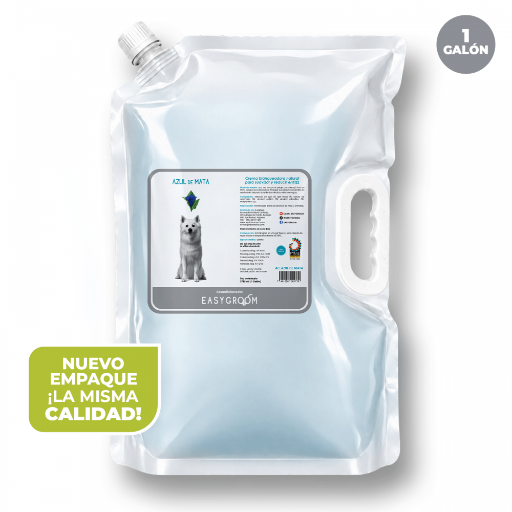 Easygroom – Acondicionador Azul de Mata Galón