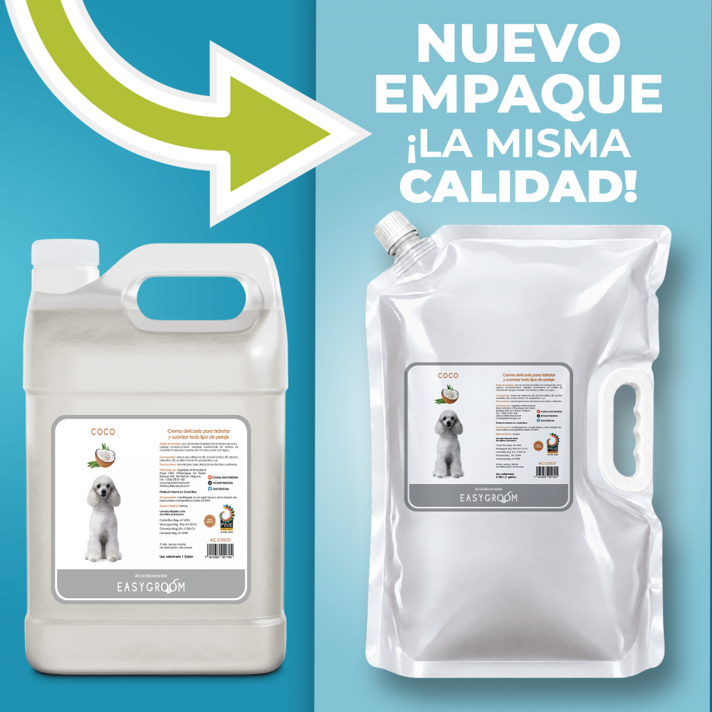 Easygroom – Acondicionador de Coco Galón