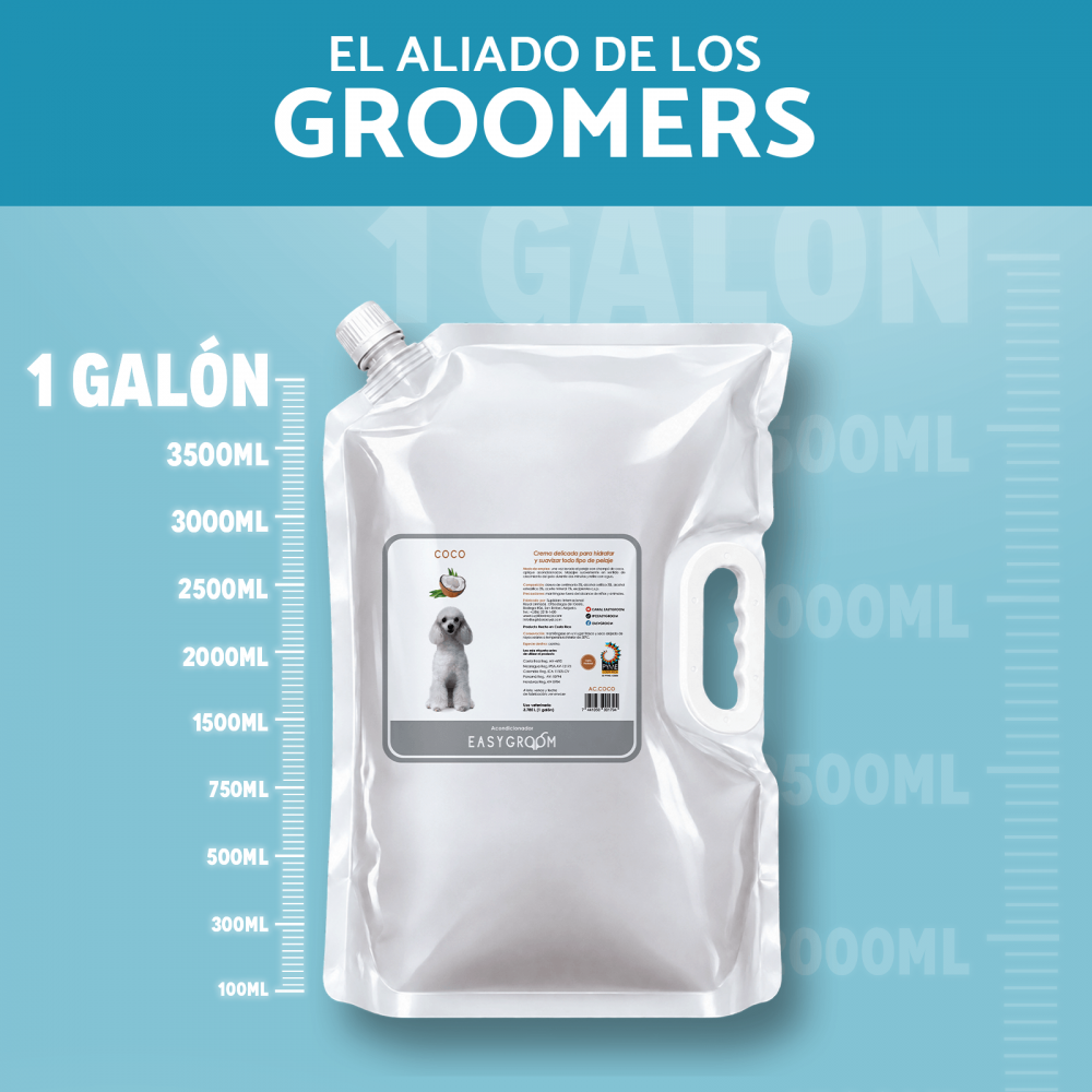 Easygroom – Acondicionador de Coco Galón