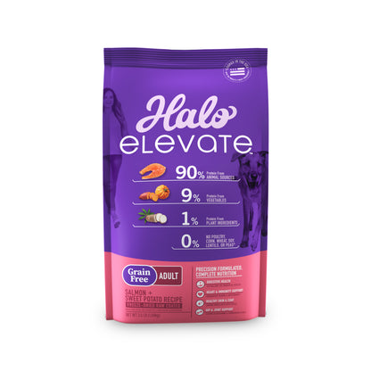 Halo Elevate – Salmón y Papa Libre de Granos para Perro Adulto 1,59 kg