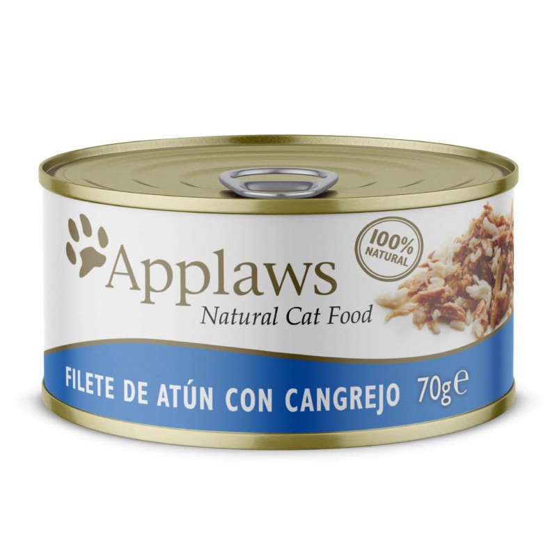 Applaws – Lata para Gato Atún con Cangrejo 70 g