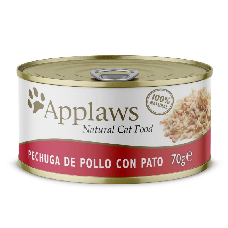 Applaws – Lata para Gato Pollo con Pato 70 g