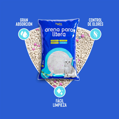 Arena para Gato 4kg - Baby Powder - Hola Pets