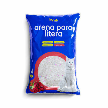 Arena para Gato 4kg - Rosa - Hola Pets