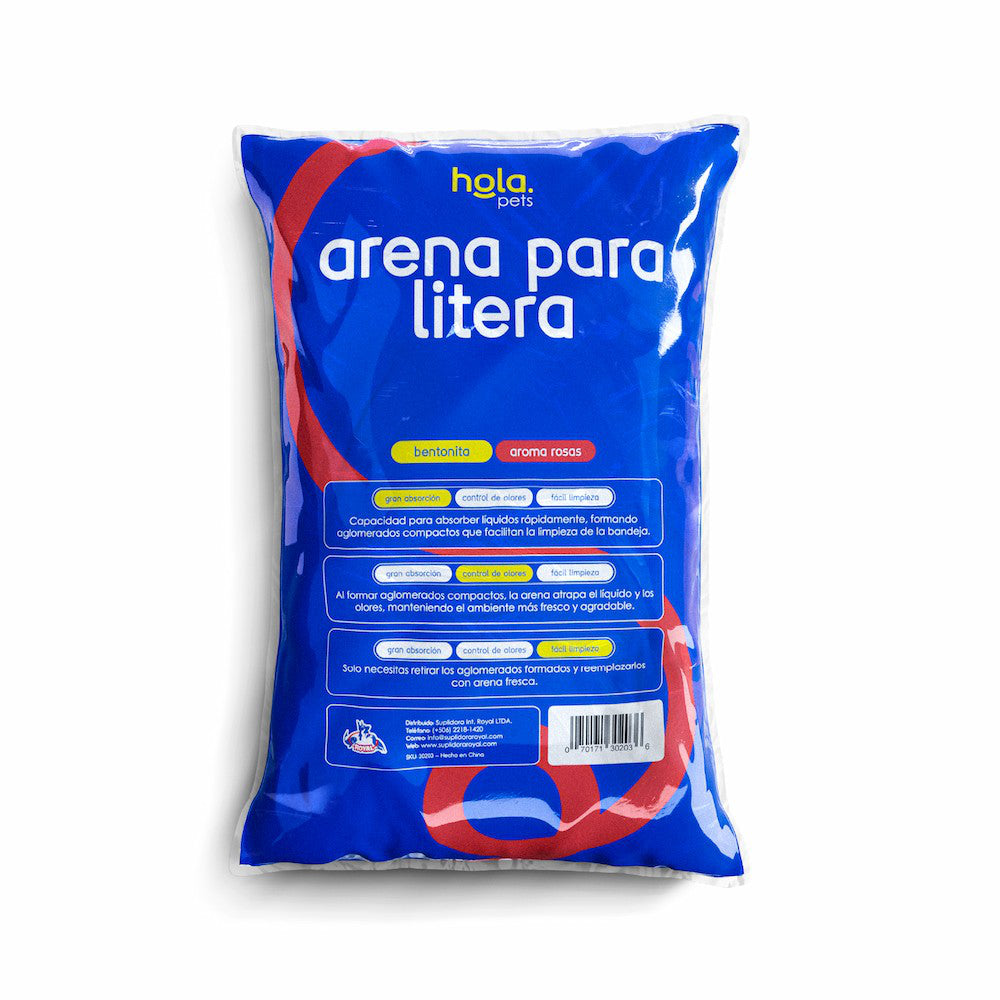 Arena para Gato 4kg - Rosa - Hola Pets