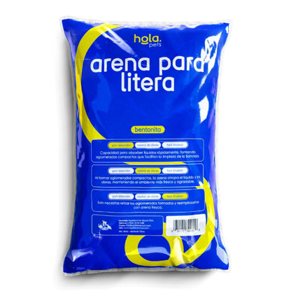 Arena para Gato 4kg - Sin Aroma - Hola Pets