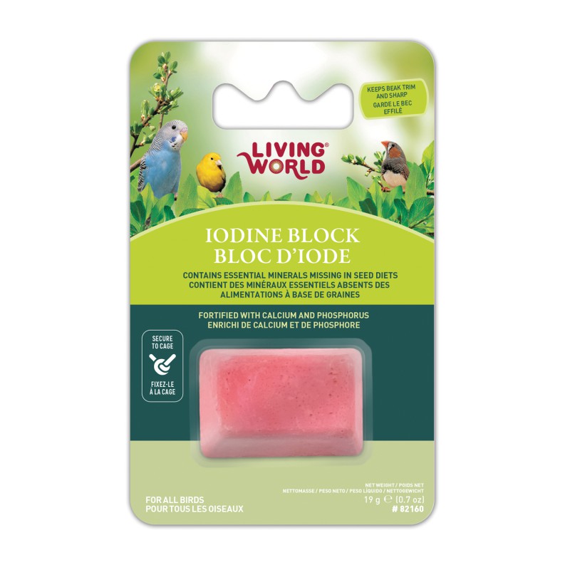 Living World – Bloque de Yodo para Aves 19 g