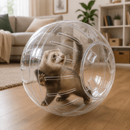 Living World – Bola de Ejercicio con Soporte Grande 29 cm