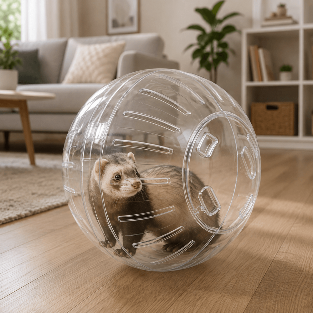 Living World – Bola de Ejercicio con Soporte Grande 29 cm