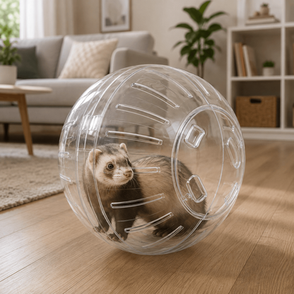Living World – Bola de Ejercicio con Soporte Grande 29 cm