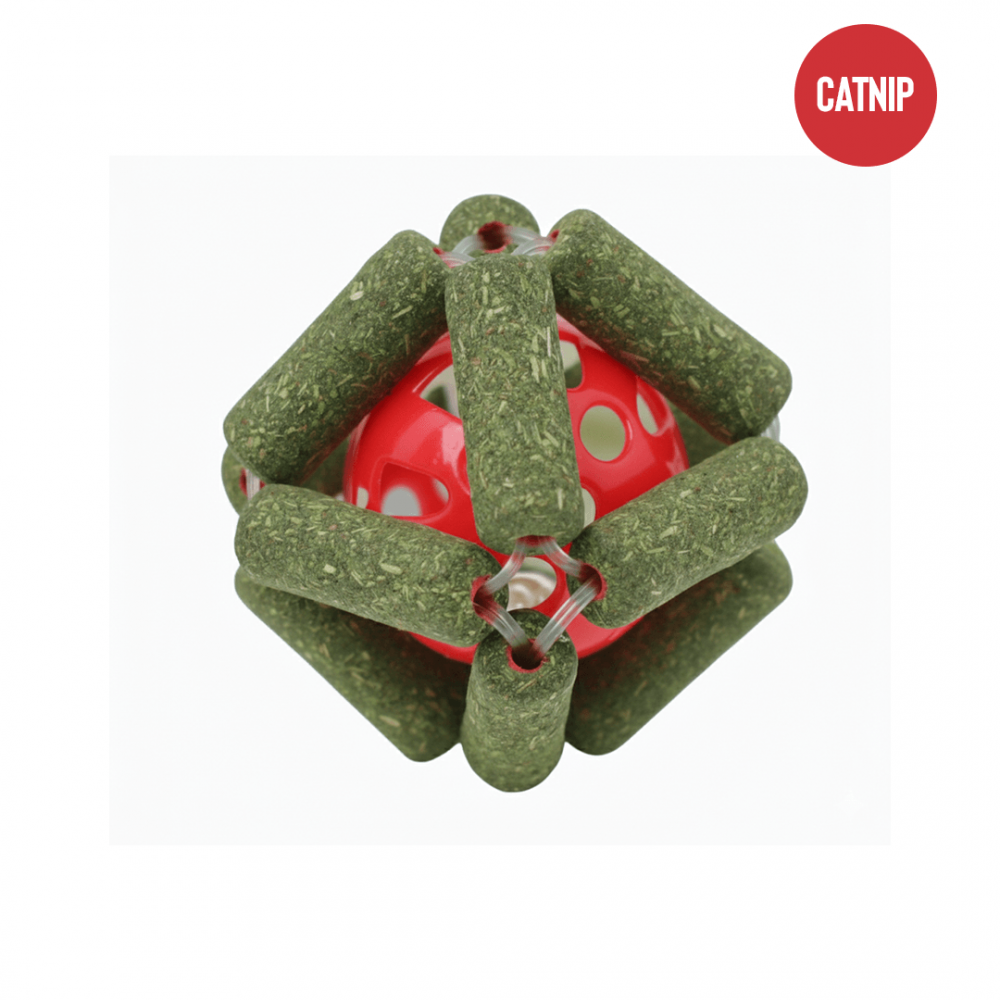 Bola Interactiva de Catnip con Campanita